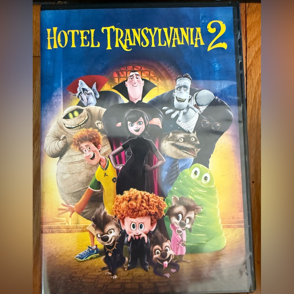 Hotel Transylvania 2 Blue and Yellow Animated DVD